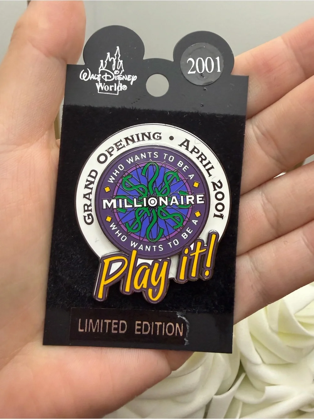 Walt Disney World 'Play It! Millionaire' Limited Edition Pin